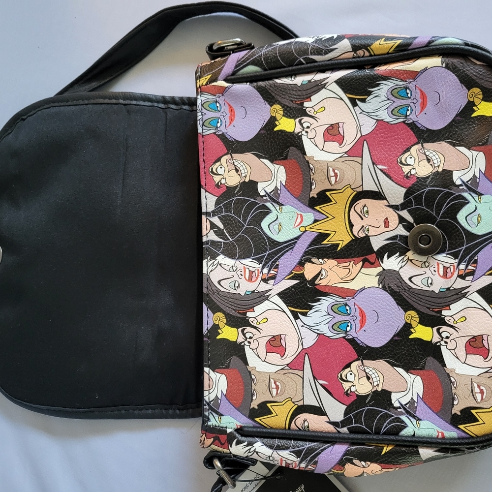 Loungefly Disney Villains Multicolor Crossbody Bag - Picture 6 of 6